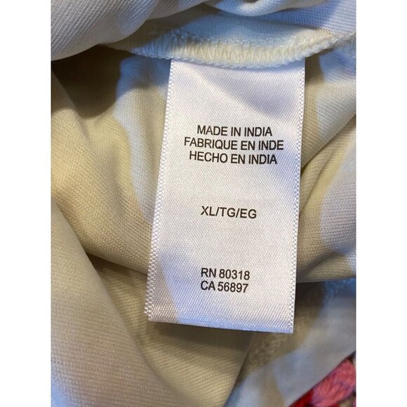 Lucky Brand Women Mini Dress XLARGE‎ Pink Granny Square Crochet Knit Boho Cotton - Picture 13 of 15